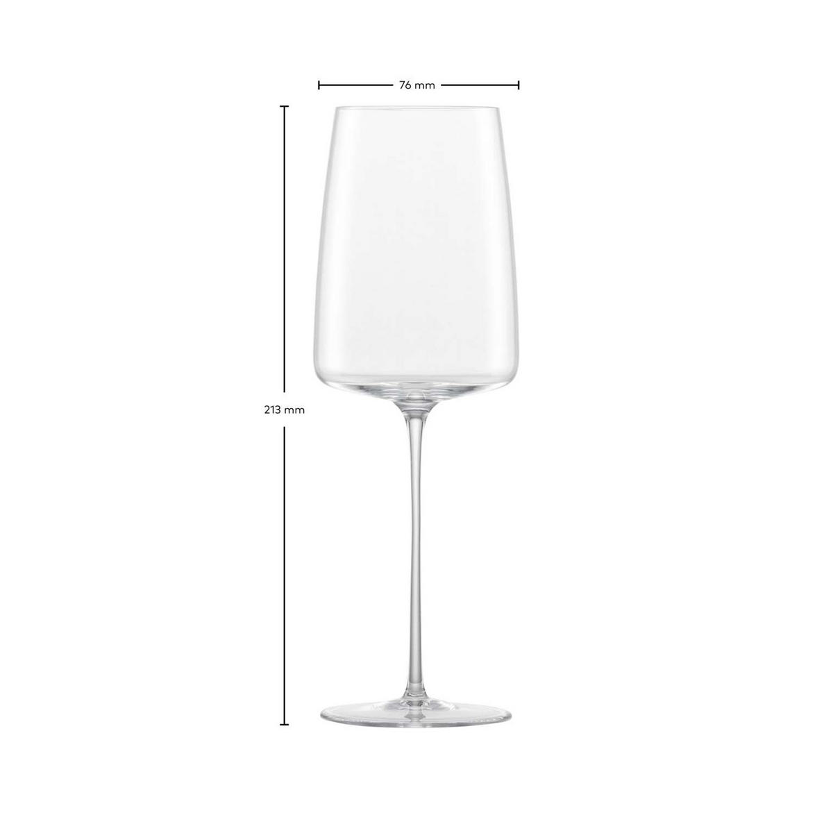 WEINGLÄSER Simplify transparent 382 ml 2er Set - Transparent, Glas (0.382L) - Zwiesel Glas
