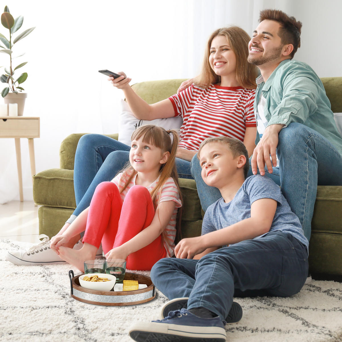 TABLETT - Braun, Holz/Metall (36/9/35cm) - Relaxdays