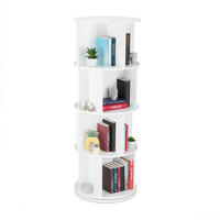 BÜCHERREGAL - Weiß, Holzwerkstoff (50/138/50cm) - Relaxdays