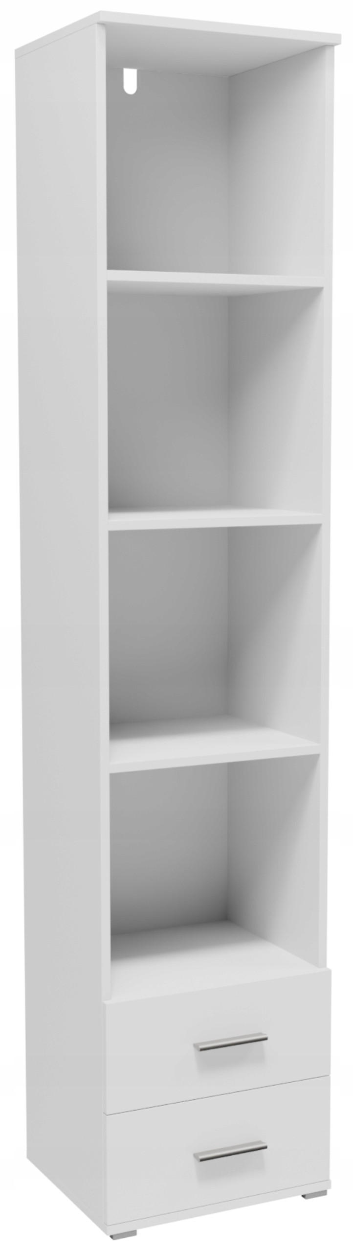 BÜCHERREGAL CR3-ST3 Weiß 40/34/180 cm - Weiß, Holzwerkstoff (40/180/34cm)