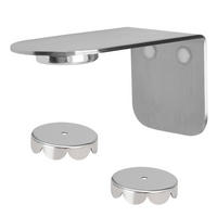 MAGNET-SEIFENHALTER, silber, Edelstahl - Edelstahlfarben, Metall (4.5/4.5/8cm) - bremermann