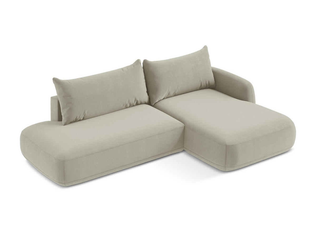 POUF Strukturstoff Grün - Schwarz/Olivgrün, Holzwerkstoff/Kunststoff (65/40/65cm) - Makamii