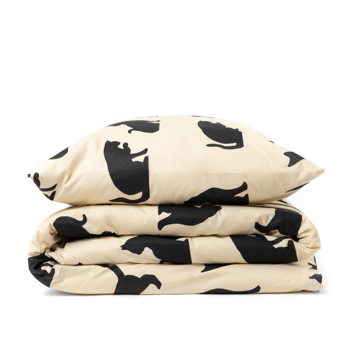 BETTWÄSCHE Poes Baumwolle beige 220/200 cm - Beige, Textil (220/200cm) - Homla