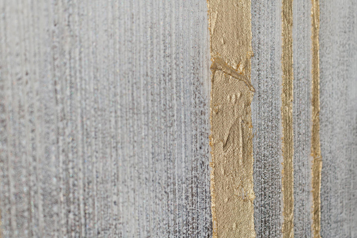 ACRYLBILD HANDGEMALT 120/60 cm - Grau, Holz/Textil (2/60cm) - KUNSTLOFT