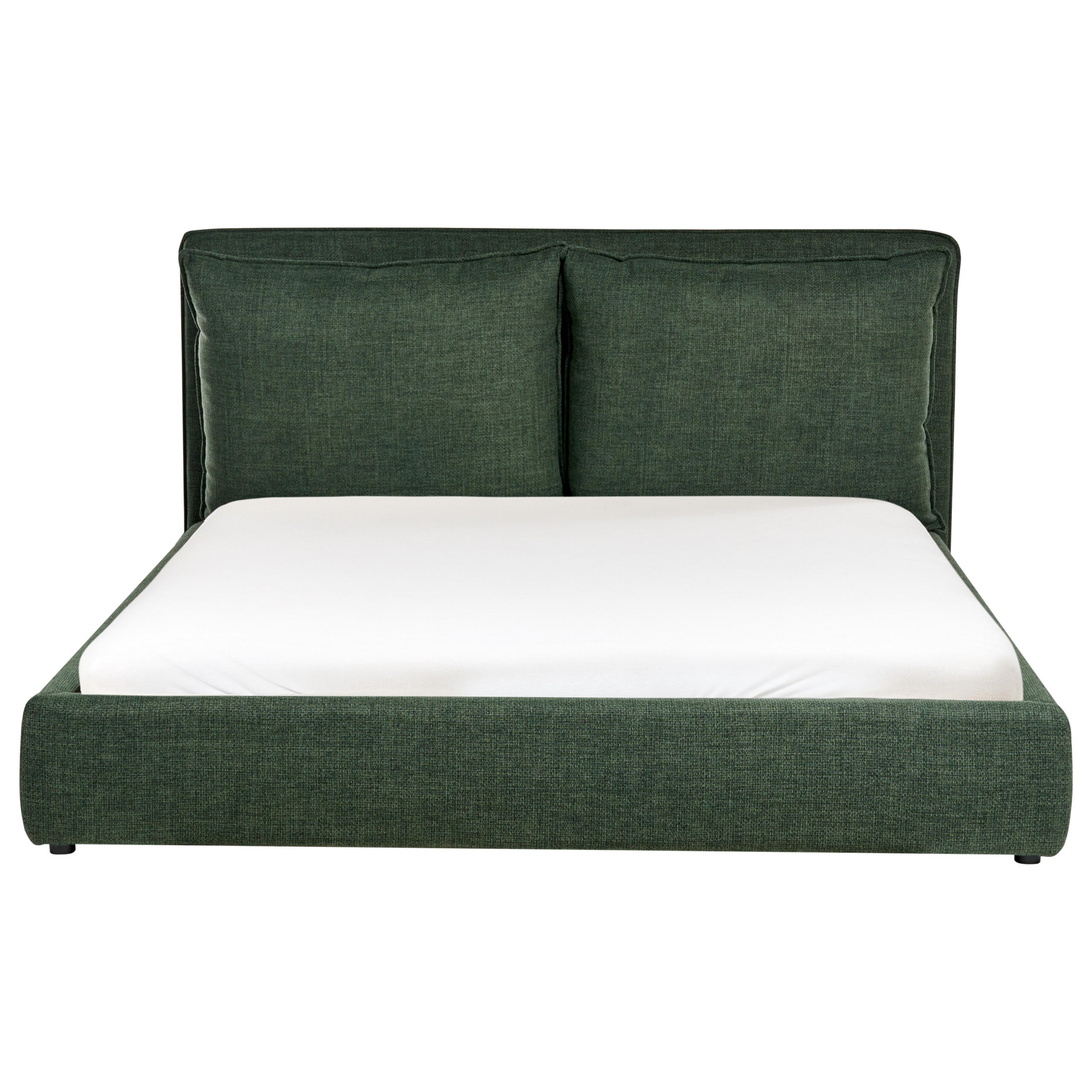 Beliani Wasserbett Dunkelgrün 160x200 cm