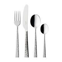 TAFELBESTECK Blacksmith silber 24er Set - Silberfarben, Metall - Villeroy & Boch