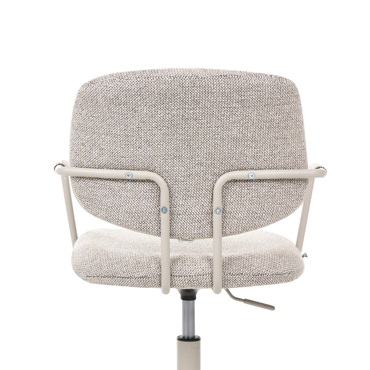 BÜROSTUHL Stoff Beige Ripley - Beige, Textil (60/82/60cm) - Beliani
