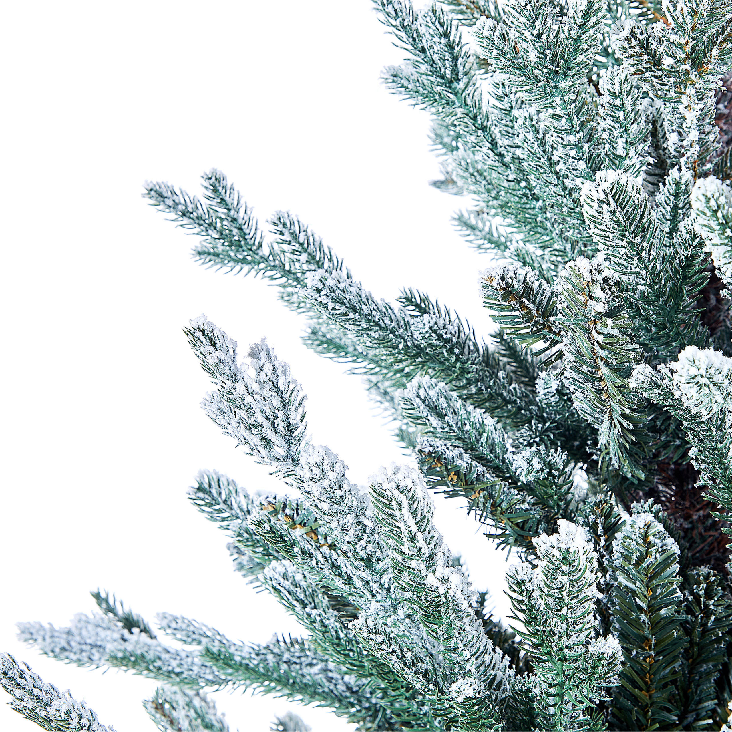 WEIHNACHTSBAUM 90 cm Grün Ringrose - Grün, Kunststoff (90cm) - Beliani