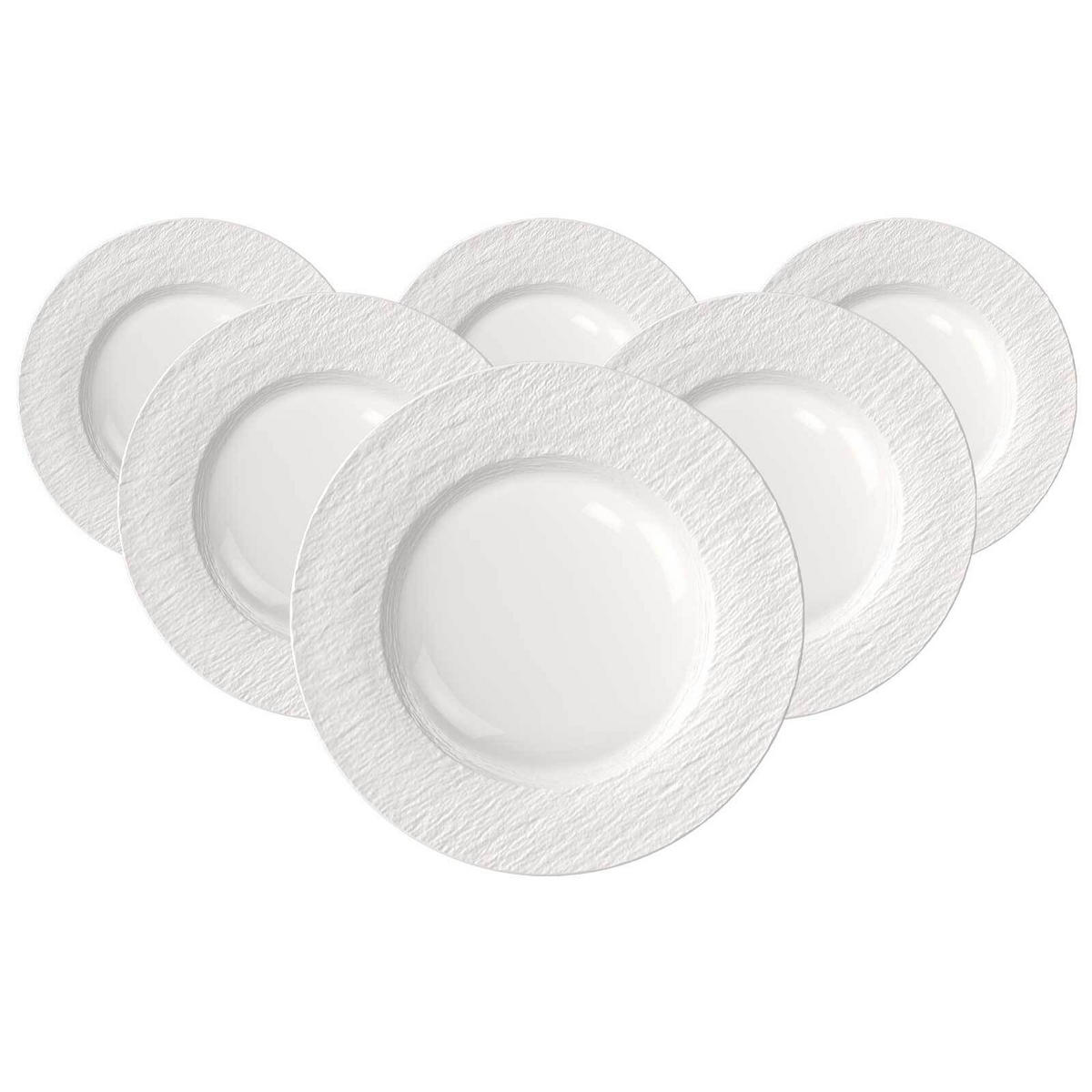 SPEISETELLER Manufacture Ice weiß ø 27,1 cm 6er Set - Weiß, Keramik (27.1cm) - Villeroy & Boch
