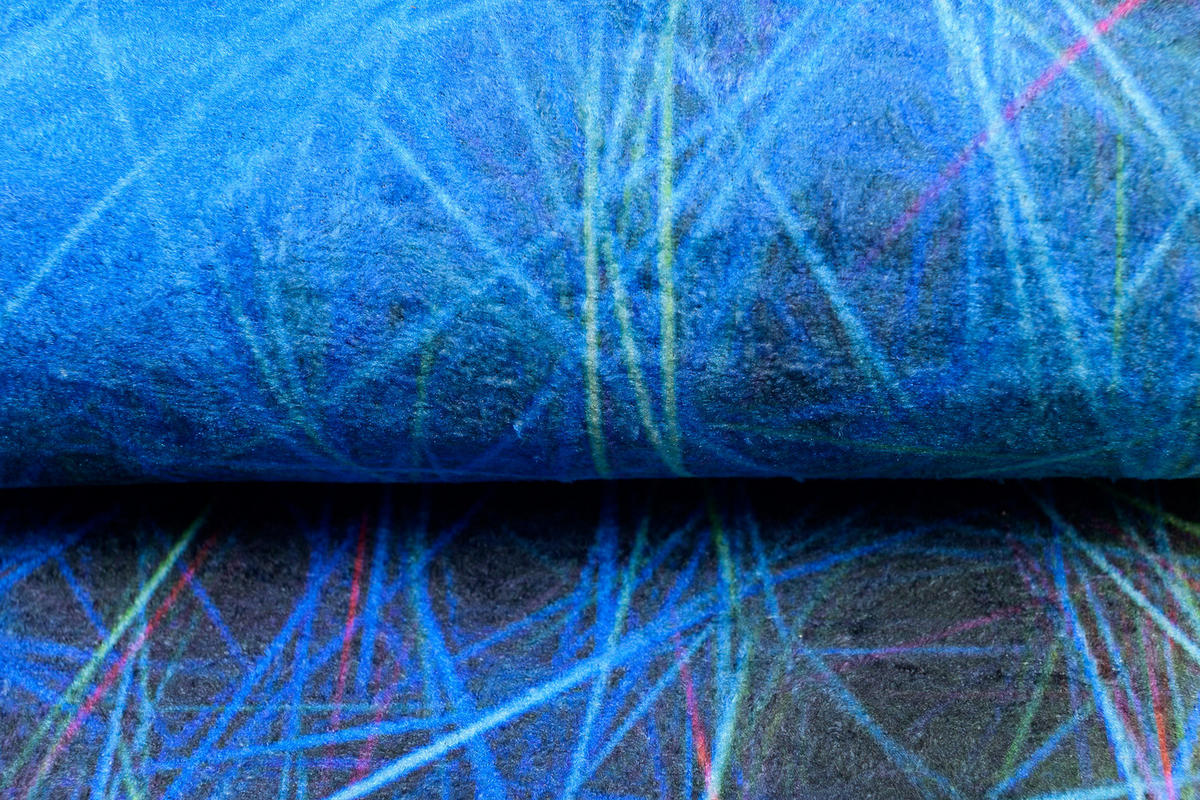 TEPPICH TOSCANA Hellblau 120/170 cm - Hellblau, Textil (120/170cm) - Tapiso