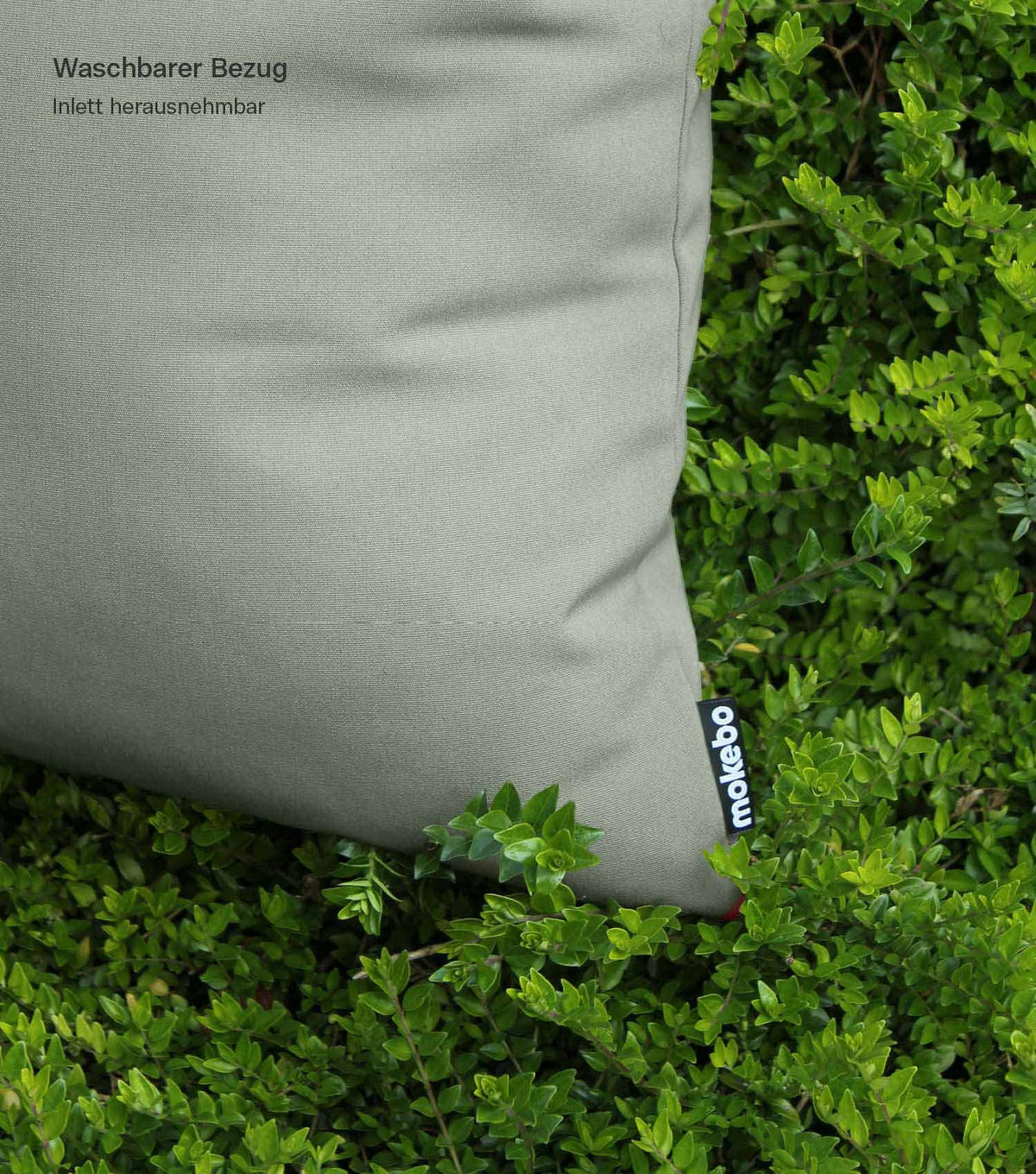 OUTDOORKISSEN Die Wolke 7 - Hellgrün, Textil (80/10cm) - Mokebo