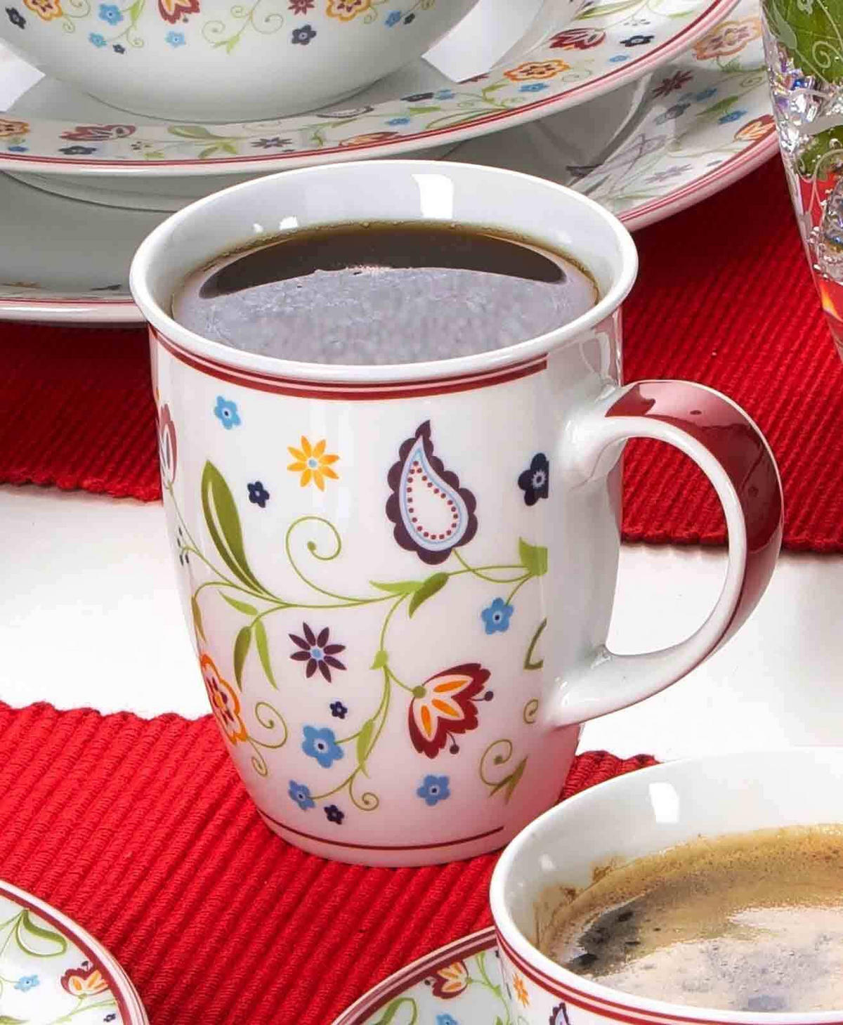 KAFFEEBECHER Shanti bunt 320 ml 6er Set - Multicolor, Keramik (0.32L) - Ritzenhoff Breker