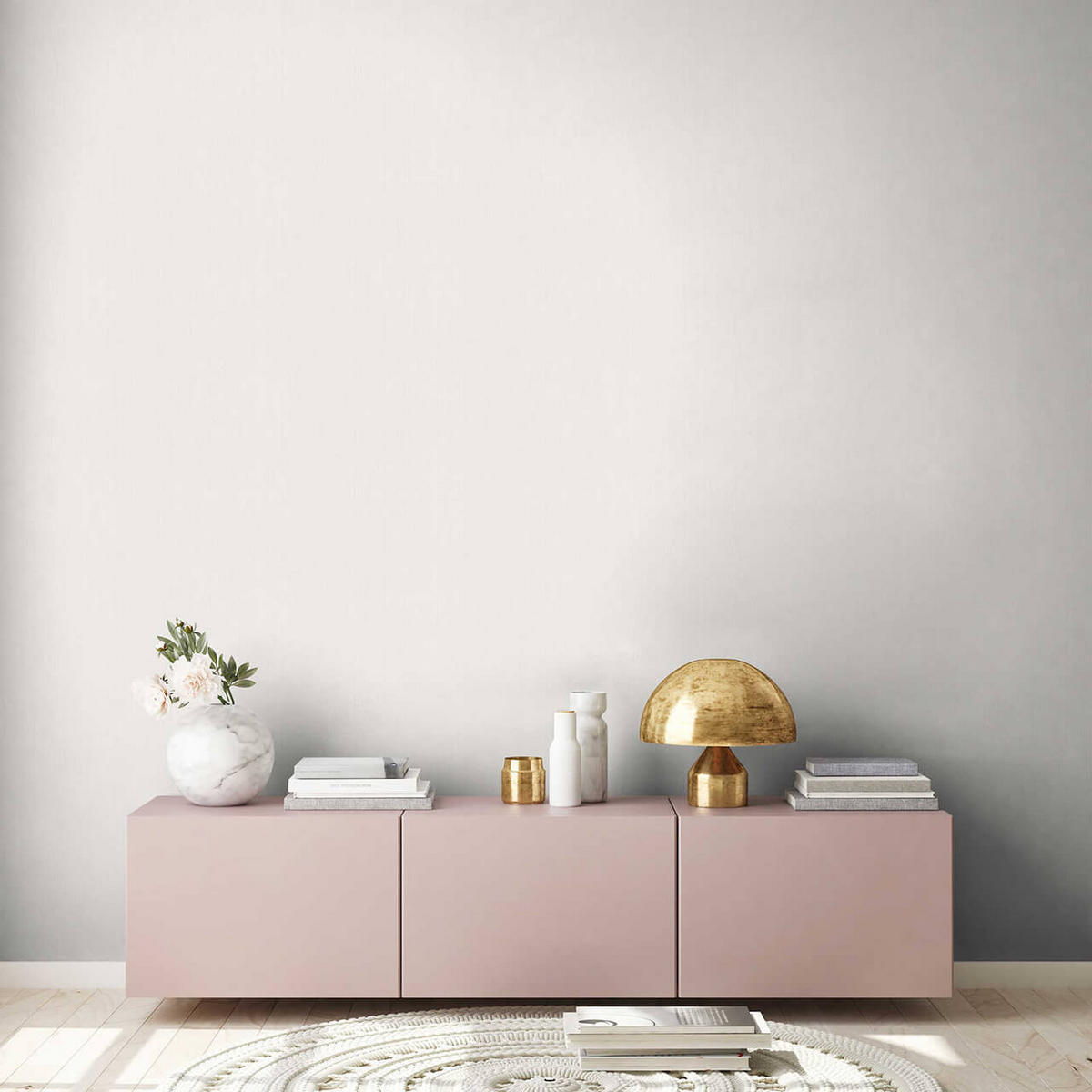 VLIESTAPETE Beige 53/1005 cm - Weiß, Kunststoff/Textil (53/1cm) - KUNSTLOFT