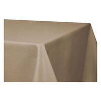 TISCHDECKE Leinenoptik 130/130 cm quadratisch Beige Natur - Beige, Textil (130/130cm) - TiborTex