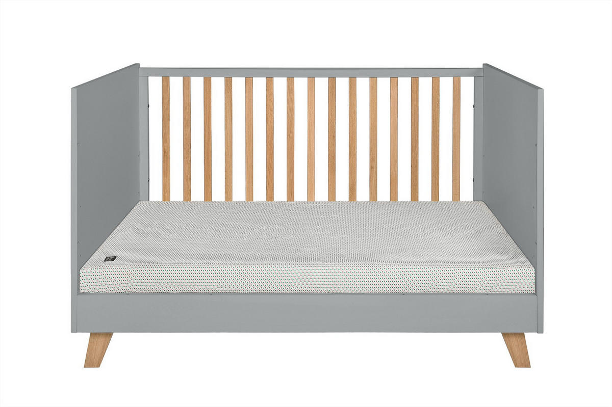 GITTERBETT Zara 140/70 - Grau, Holzwerkstoff (70/140cm) - RAUMHIRSCH FURNITURE