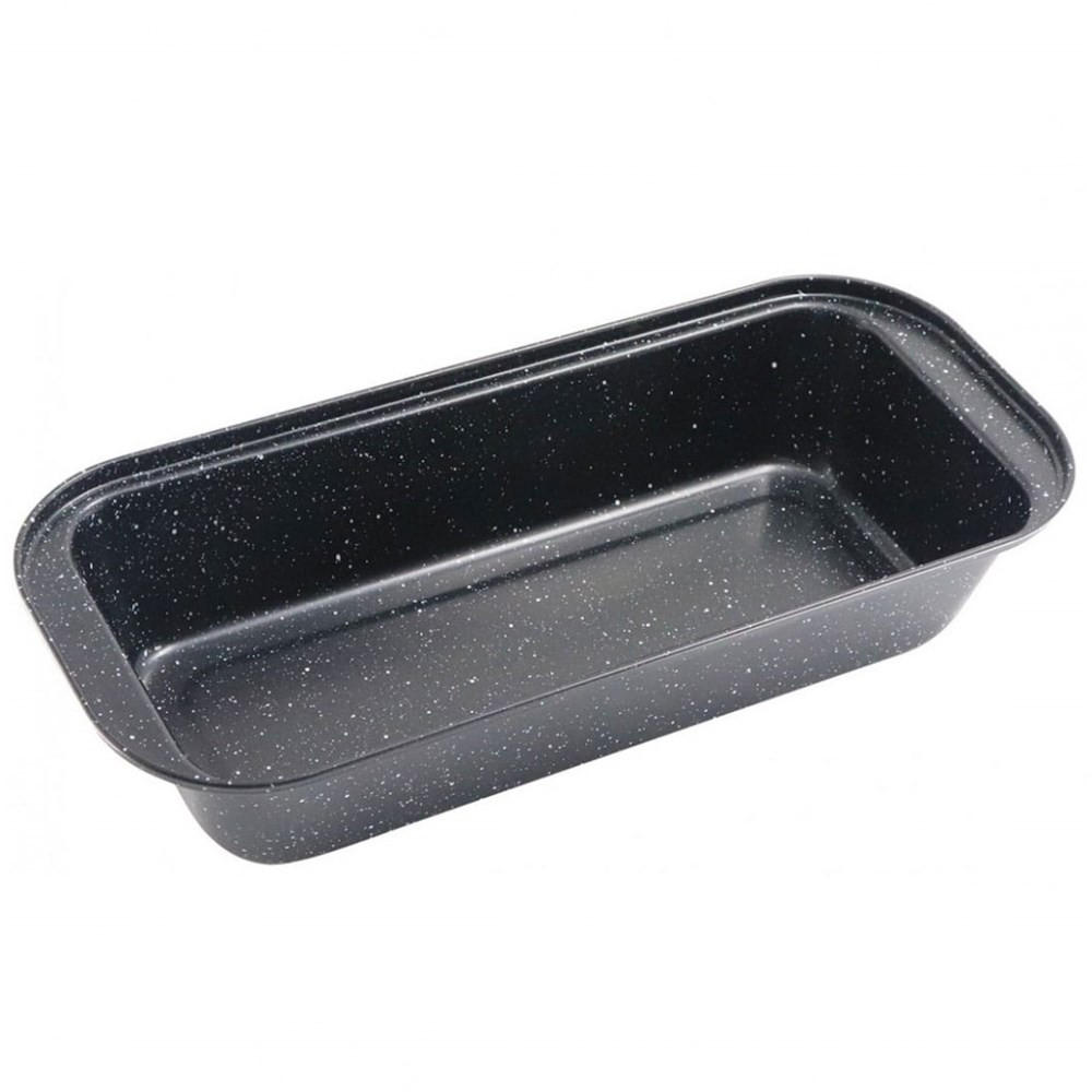BROTPASTETE-KUCHENFORM 30x13x6cm KH1549 - Schwarz, Metall (13/6/30cm) - Kinghoff 