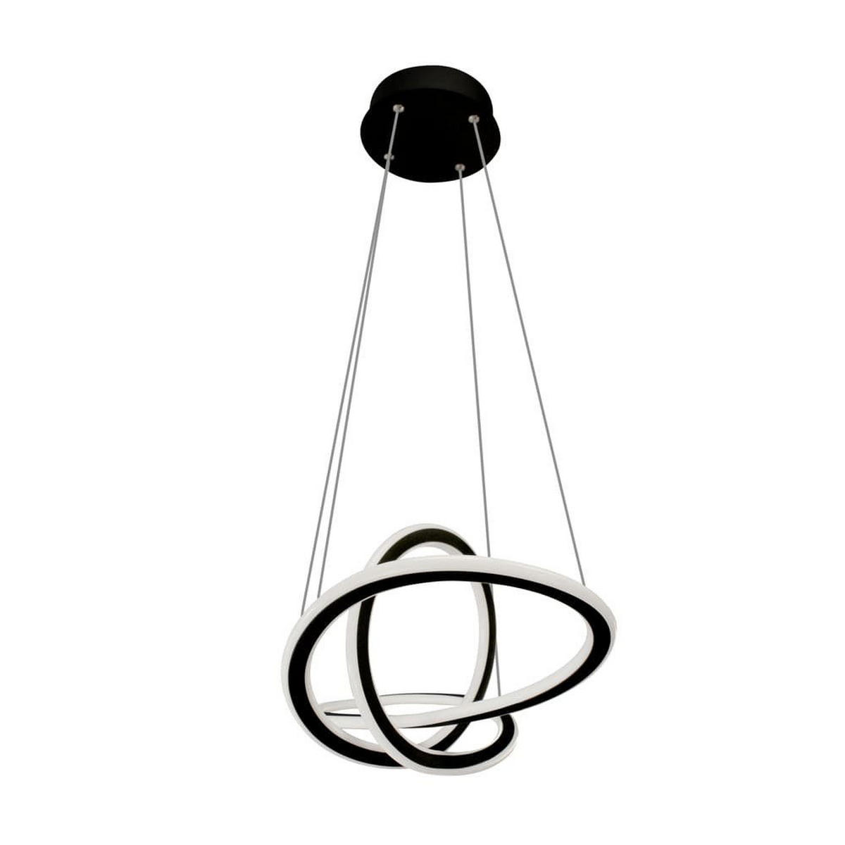 PENDELLEUCHTE 'Dunia B' - Schwarz, Metall (74/29/33cm) - KUNSTLOFT