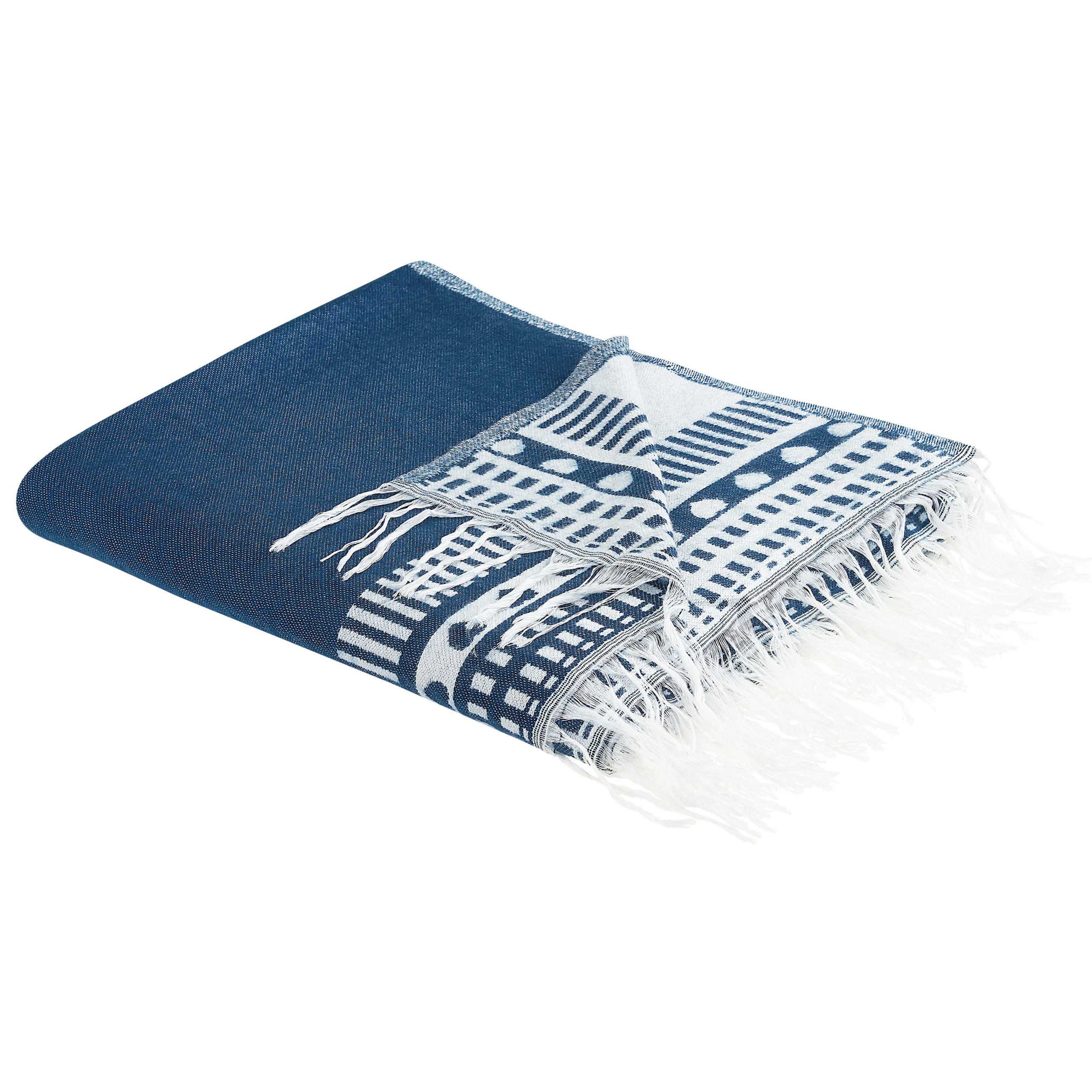DECKE Blau Tarlay 130/170 cm - Blau, Textil (130/170cm) - Beliani