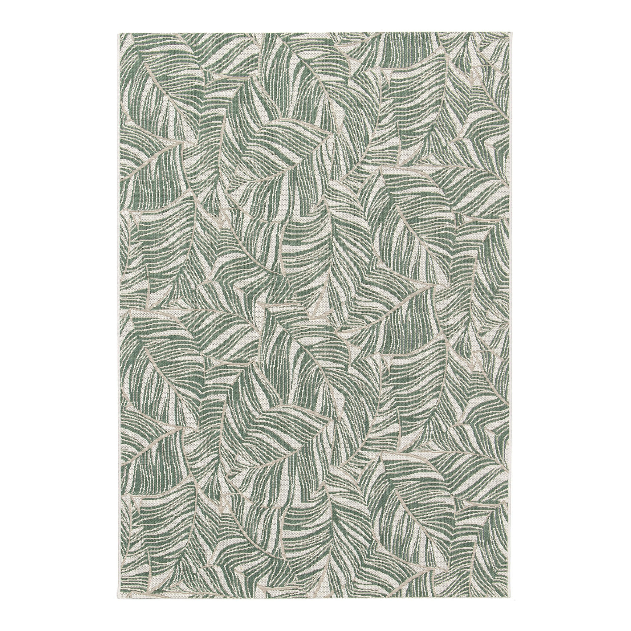DESIGN Teppich für Innen- und Außenbereich robust grün - Grün, Textil (200/290cm) - AFK Living