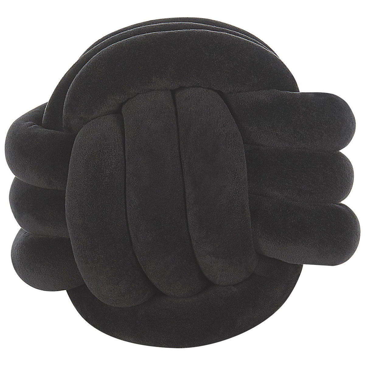DEKOKISSEN Schwarz 30/30 cm Malni - Schwarz, Textil (30/30cm) - Beliani