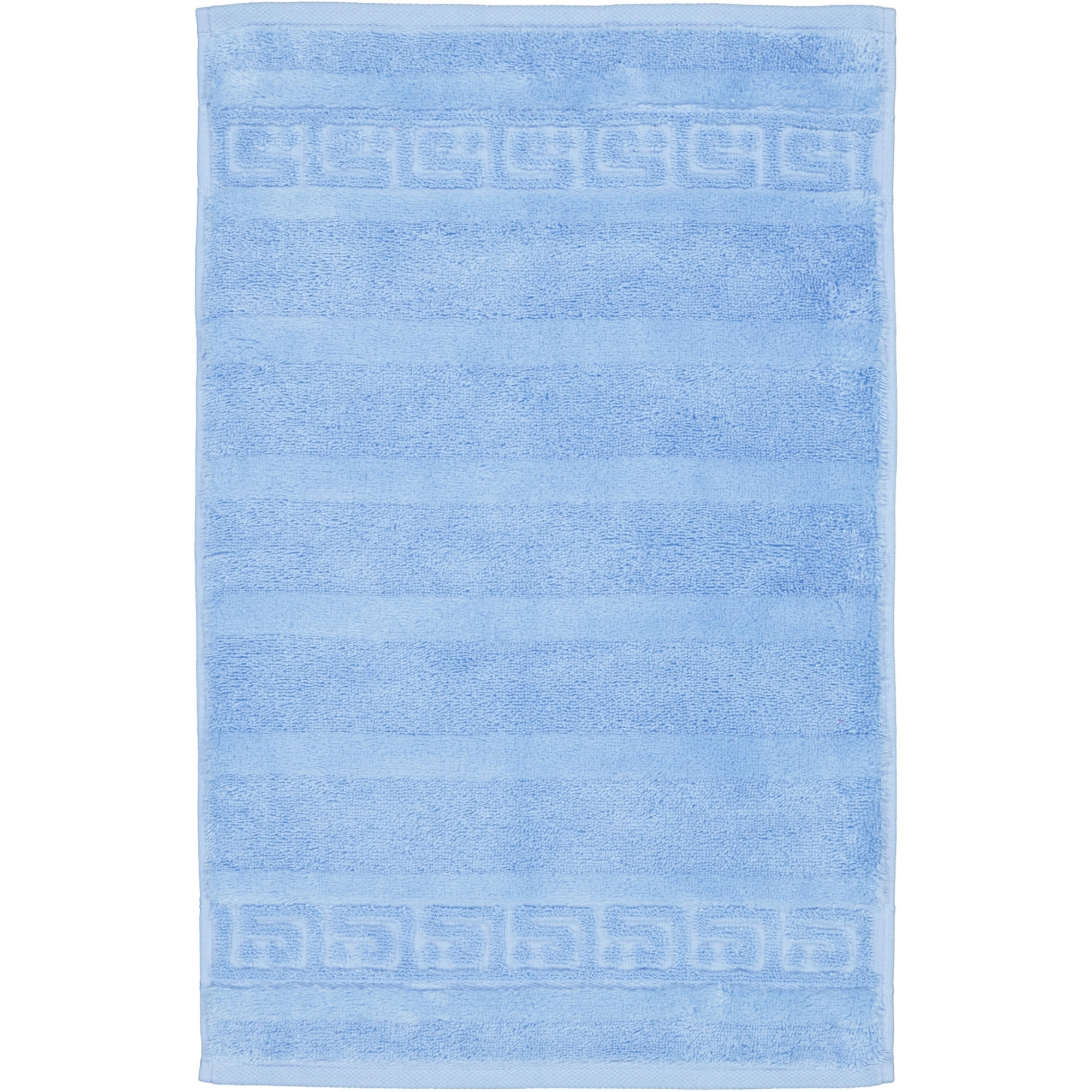 HANDTÜCHER NOBLESSE UNI 1001 MITTELBLAU - 188 - Blau, Textil (30/50cm) - Cawoe