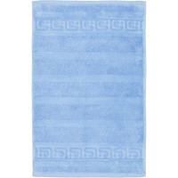 HANDTÜCHER NOBLESSE UNI 1001 MITTELBLAU - 188 - Blau, Textil (30/50cm) - Cawoe