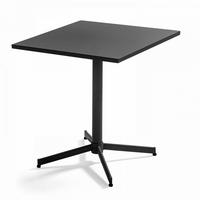 GARTENTISCH , klappbar, Grau - Grau, Metall (70/70/72cm) - Oviala