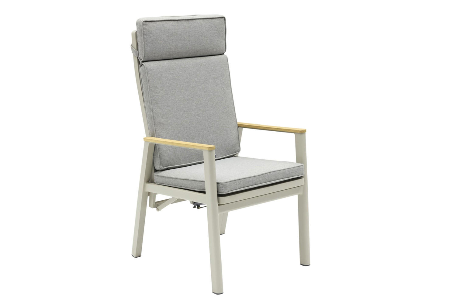 GARTENSTUHL Austin 109x67x60 cm, Aluminium, Taupe - Taupe, Metall (67/109/60cm) - dasmöbelwerk