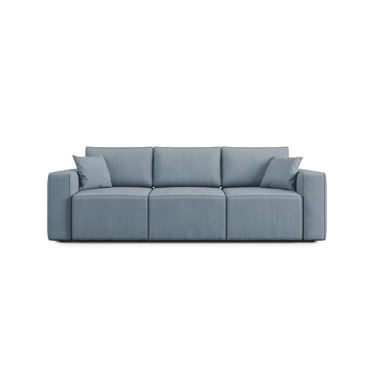 LINEARSOFA Morfeo - Hellblau, Textil (245/86/99cm) - Divani.store