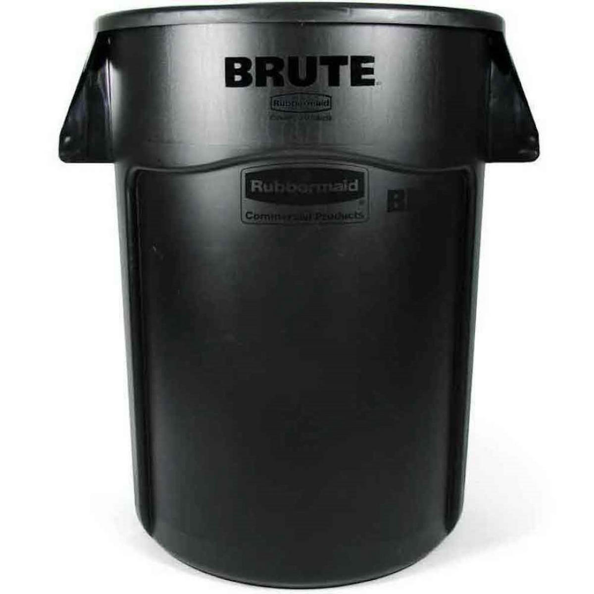 MÜLLEIMER 166,5 Liter 79,6x71,7x61,2 cm Aus Kunststoff Schwarz - Schwarz, Metall (71.7/79.6/61.2cm) - PROREGAL