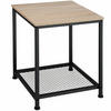 BEISTELLTISCH Derby,45,5 x 45,5 x 55,5 cm,Industrial Holz hell, Eiche Sonoma - Naturfarben, Holz (45.5/45.5/55.5cm) - tectake