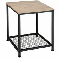 BEISTELLTISCH Derby,45,5 x 45,5 x 55,5 cm,Industrial Holz hell, Eiche Sonoma - Naturfarben, Holz (45.5/45.5/55.5cm) - tectake