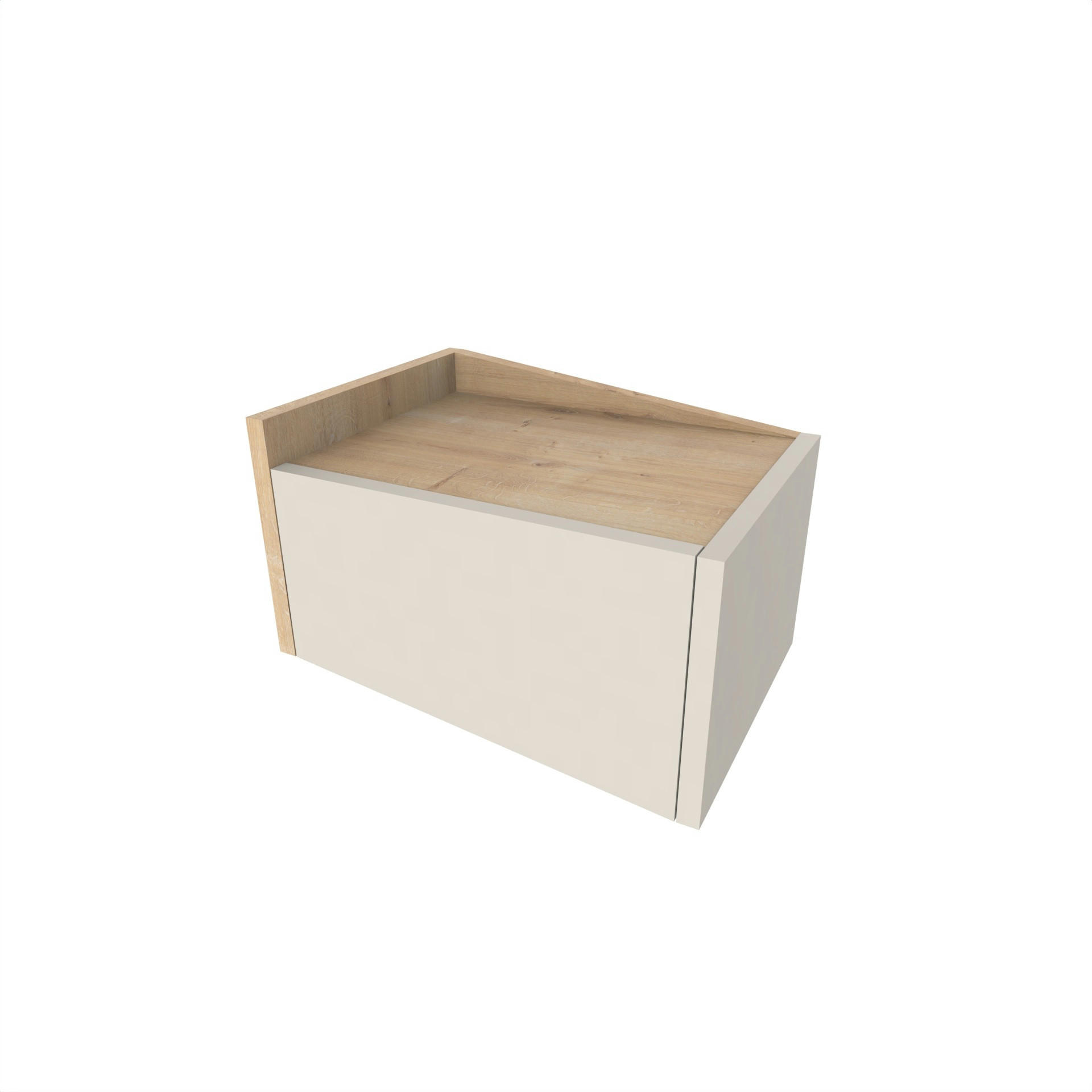 Decortie Nachttisch Eiche 40x26.1x30 cm