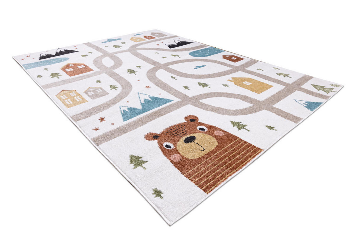 TEPPICH Fun 80/150 cm - Creme, Textil (80/150cm) - rugsX
