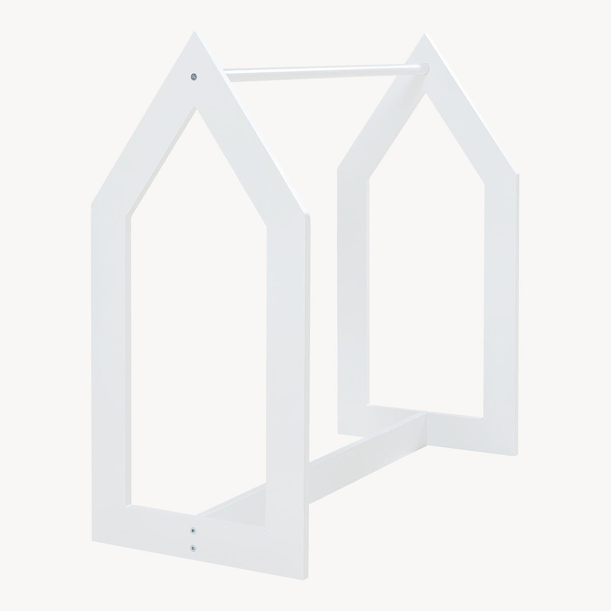 KINDERKLEIDERSTÄNDER Værløse - Weiß, Holzwerkstoff (75/78/35cm) - [en.casa]