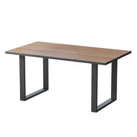 JÍDELNÍ STŮL Avido Zlatý mocný dub - medově dubová/černá, kompozitní dřevo (160/90/75cm) - Vicco