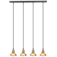 HÄNGELEUCHTE Castaly 16/75/110 cm - Messingfarben, Metall (16/75/110cm) - Beliani