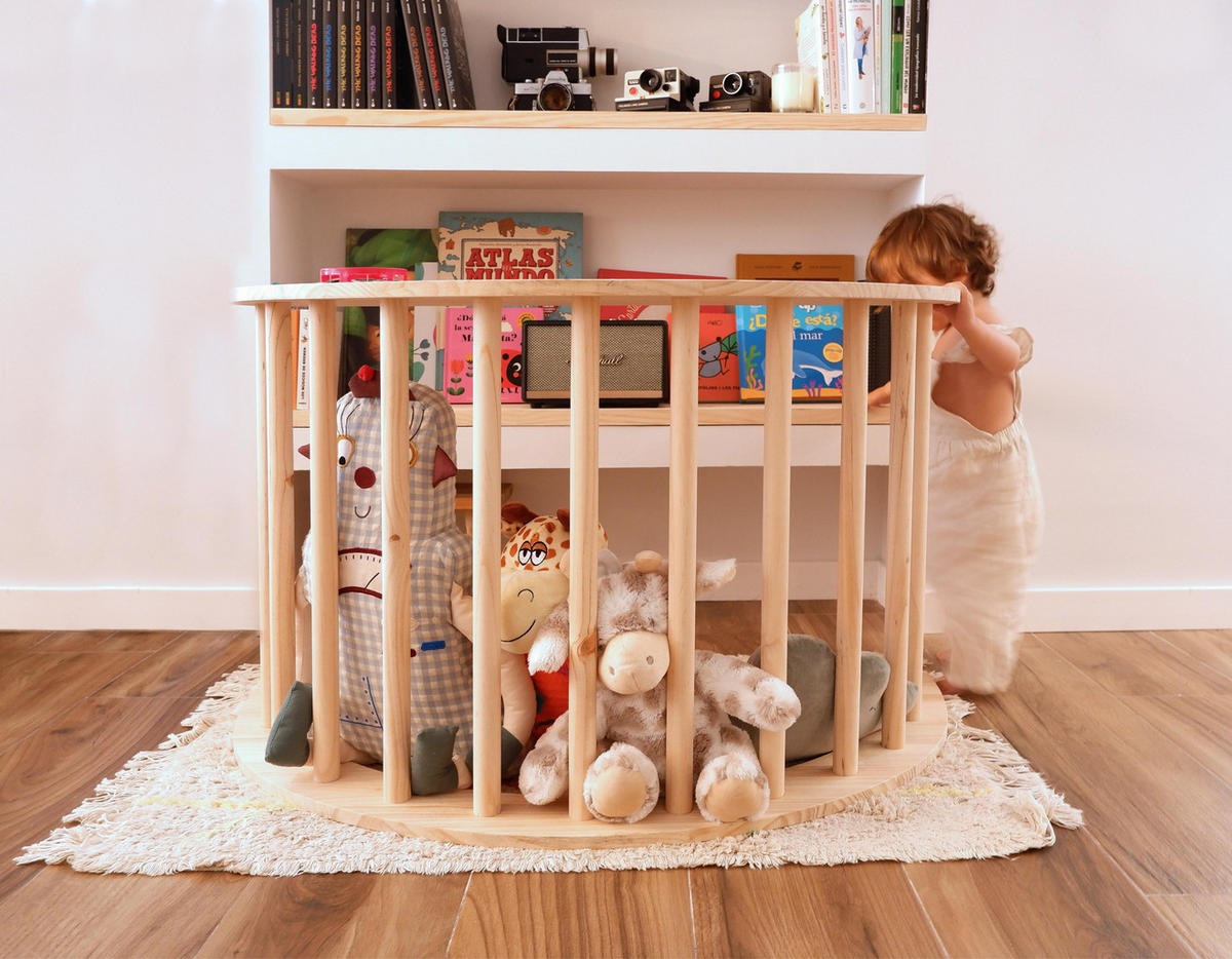 MONTESSORI-LERNBOGEN aus massivem Kiefernholz FIT ARCH - Beige, Holz (60/60/100cm) - RNT By Really Nice Things