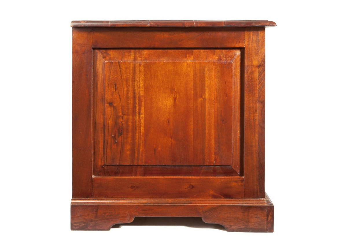 LOWBOARD Akazie 175x50x53 nougat lackiert OXFORD #439 - Dunkelbraun, Holz (175/53/50cm) - Massivmoebel24