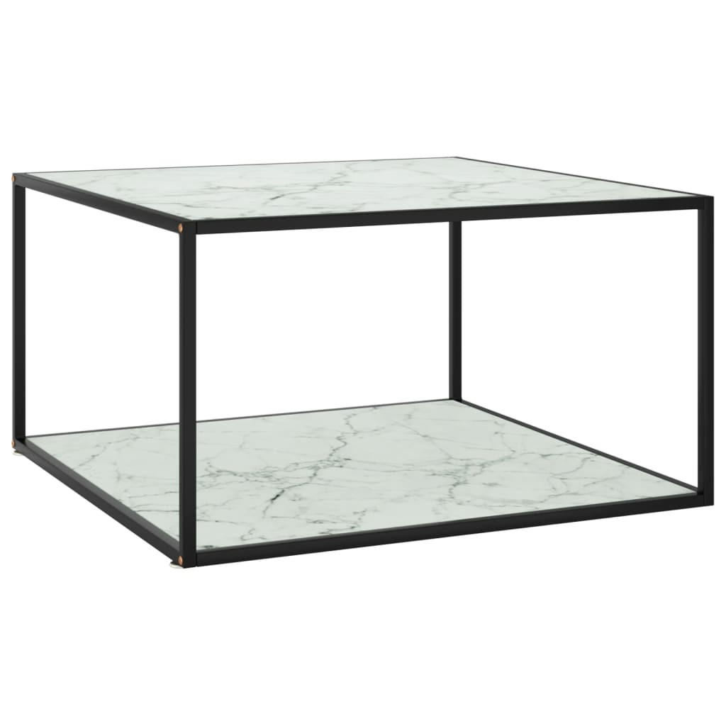 furnicato Couchtisch Schwarz 90x50x90 cm