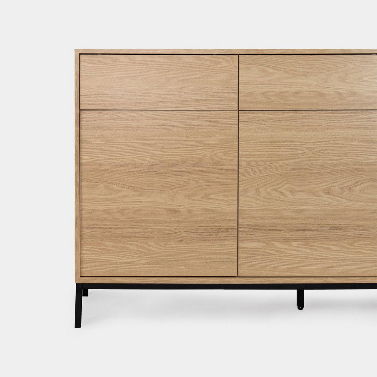 ANRICHTE NIEDRIGE Remi Natürlich 148 cm x 85 cm - Naturfarben, Holzwerkstoff (148/85/40cm) - Klast Home