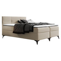 BOXBETT Figaro - Beige, Holz (180/200cm) - MIRJAN24