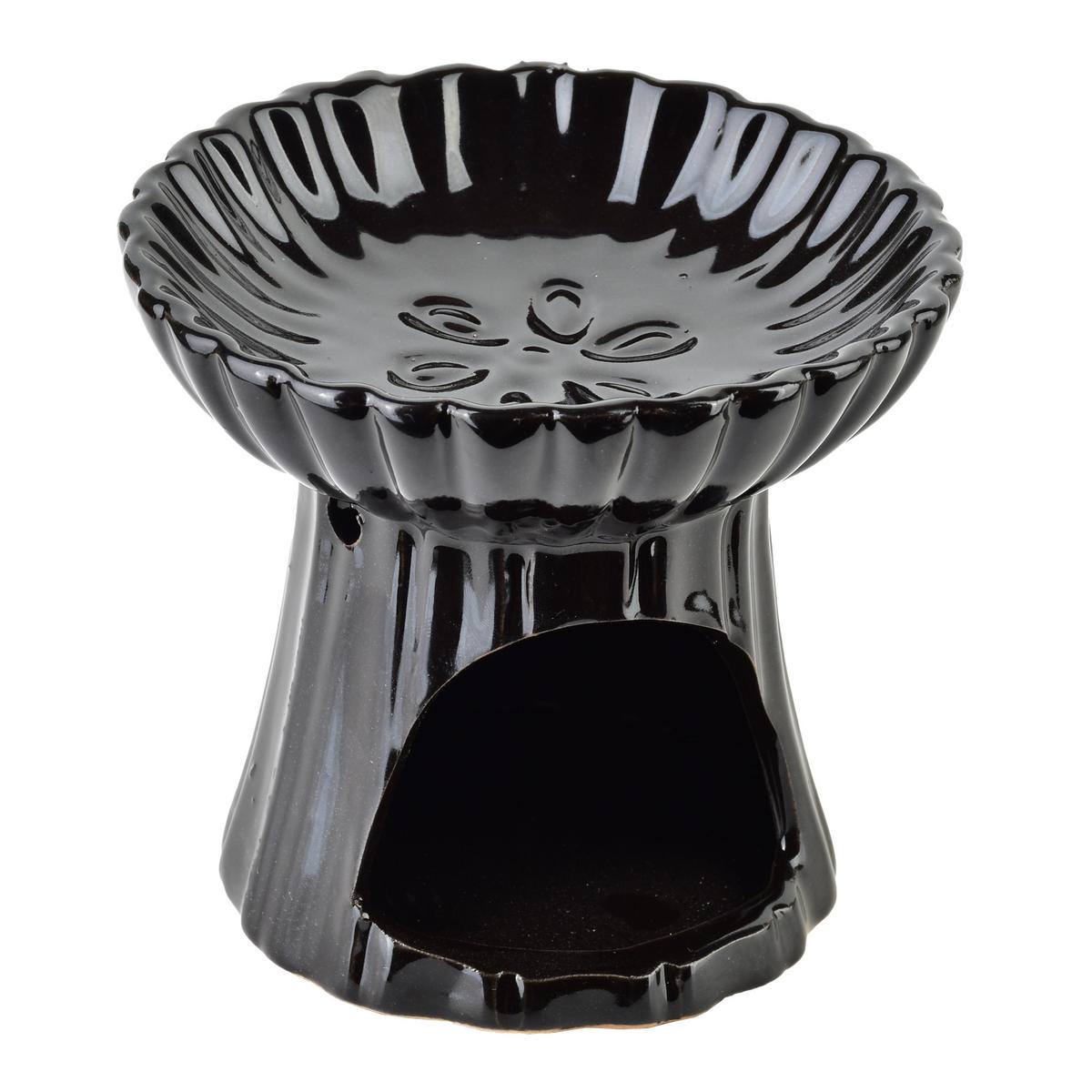 DUFTLAMPE Basic Schwarz 11/11.5/11.5 cm Keramik - Schwarz, Keramik (11.5cm) - Mondex