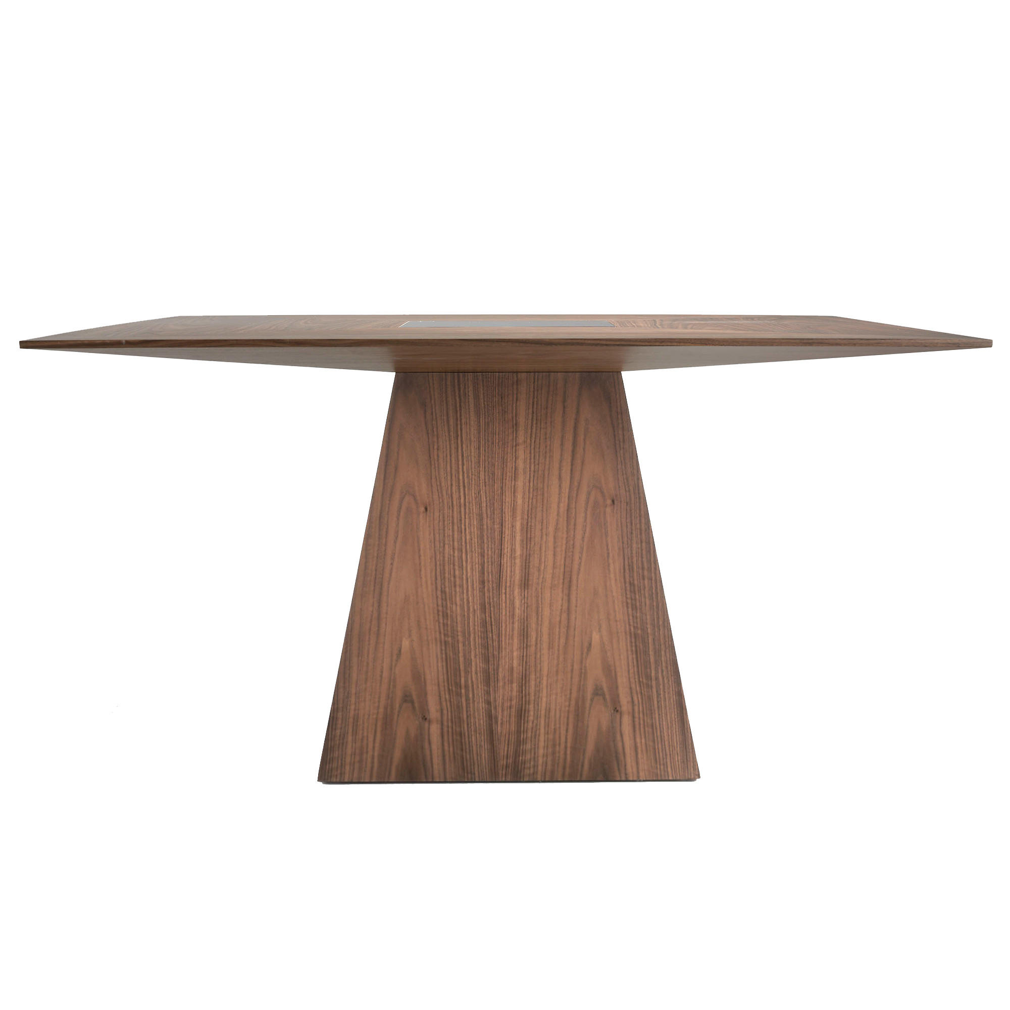 ESSTISCH Square Walnuss Schwarz 150/150/79 cm - Walnussfarben/Schwarz, Holz (150/150/79cm) - ANGEL CERDA