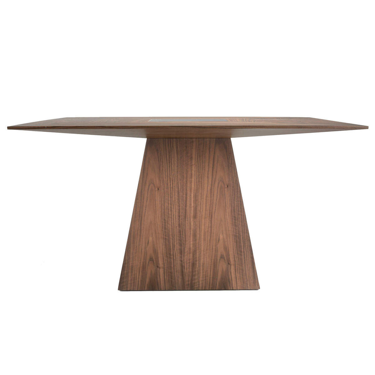 ESSTISCH Square Walnuss Schwarz 150/150/79 cm - Walnussfarben/Schwarz, Holz (150/150/79cm) - ANGEL CERDA