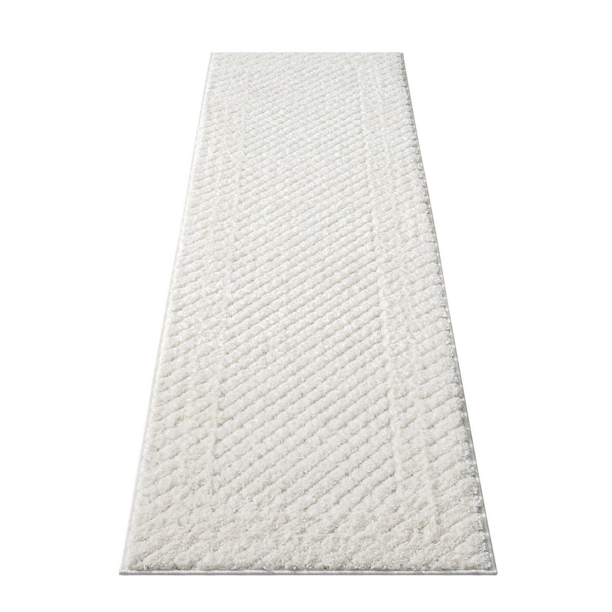 HOCHFLOR-TEPPICH Focus 627 Creme 80x300 cm - Creme, Textil (80/300cm) - carpet city
