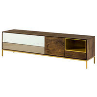 TV-BOARD Mango 200x45x55 braun geölt CHICAGO #102 - Braun, Holz (45/55/200cm) - Massivmoebel24
