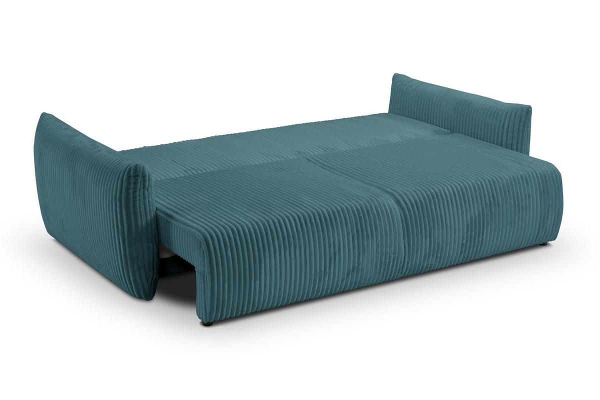 SOFA Hallora - Blau (Tilia 75) - Blau, Holzwerkstoff (240/88/108cm) - Möblo
