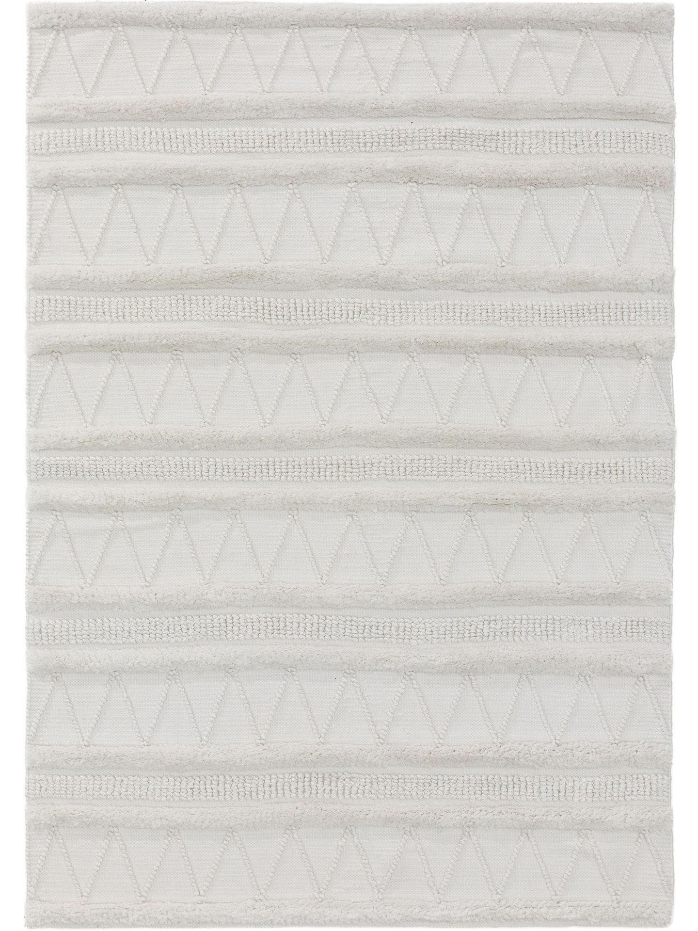 TEPPICH aus recyceltem Material Toni Ivory 200x300 cm - Beige, Textil (200/1cm) - KUNSTLOFT
