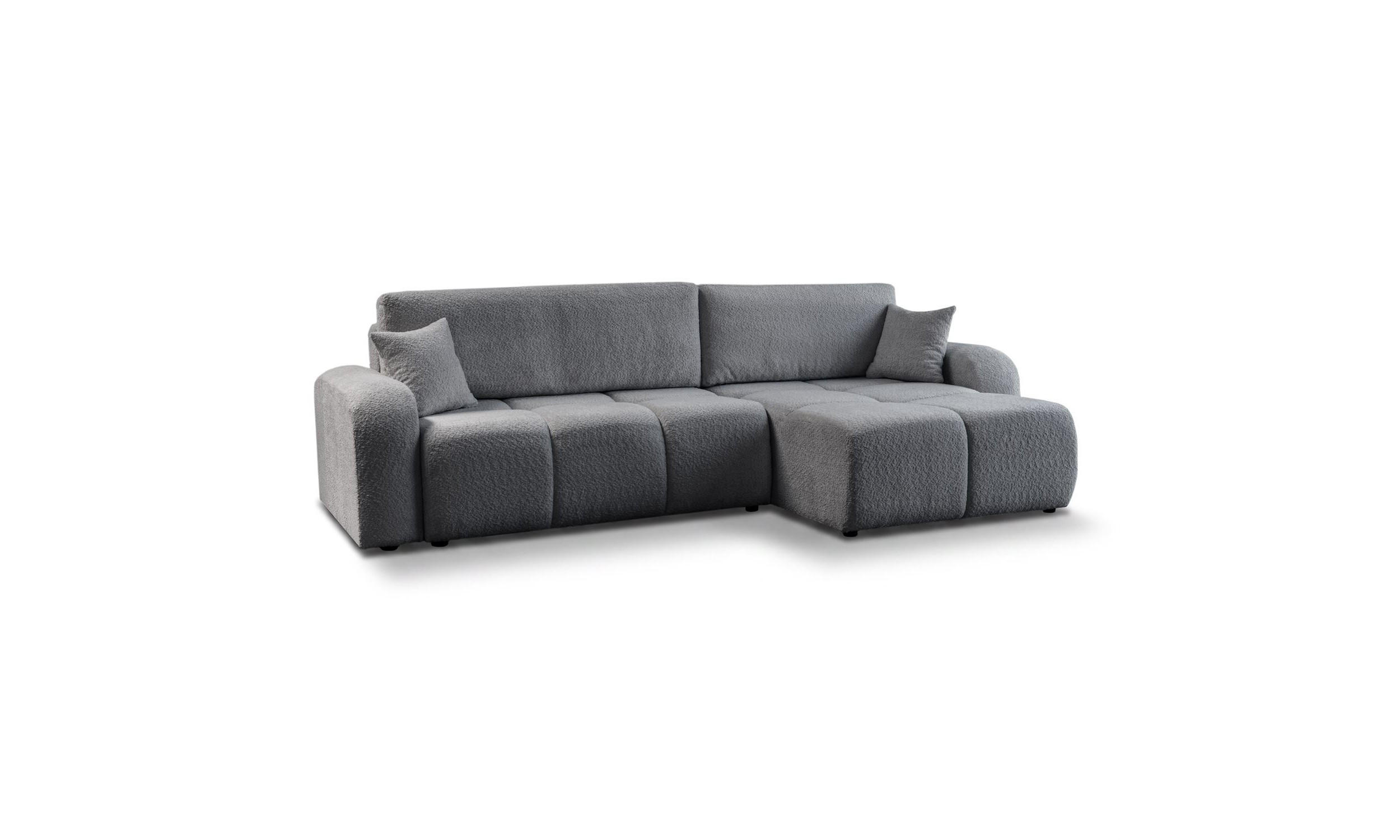 ECKSOFA MALIBU XL 275/150/87 cm Coral 80 - Anthrazit, Textil (275/150cm) - Lookway